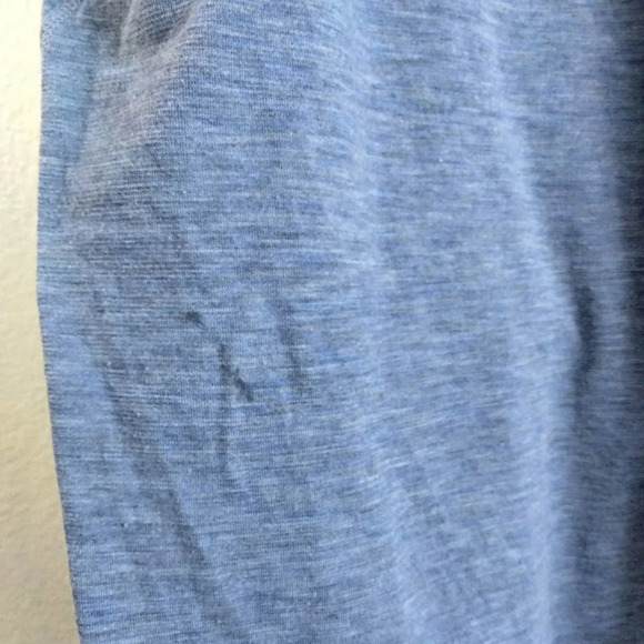 Lululemon STOP DROP AND SQUAT Long Sleeve Heathered Blue (FLAWS) - Picture 8 of 13